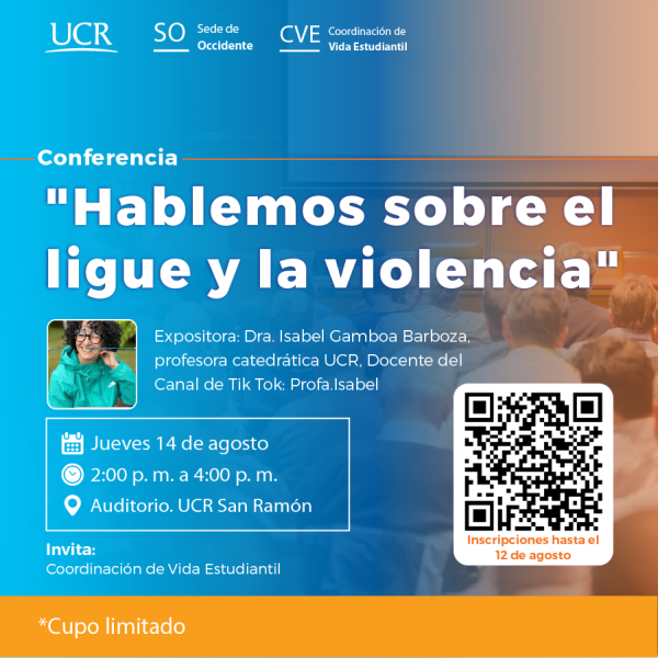Conferencia: "Hablemos sobre el ligue y la violencia"