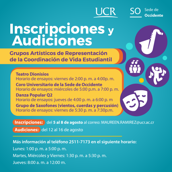 Incripciones y Audiciones